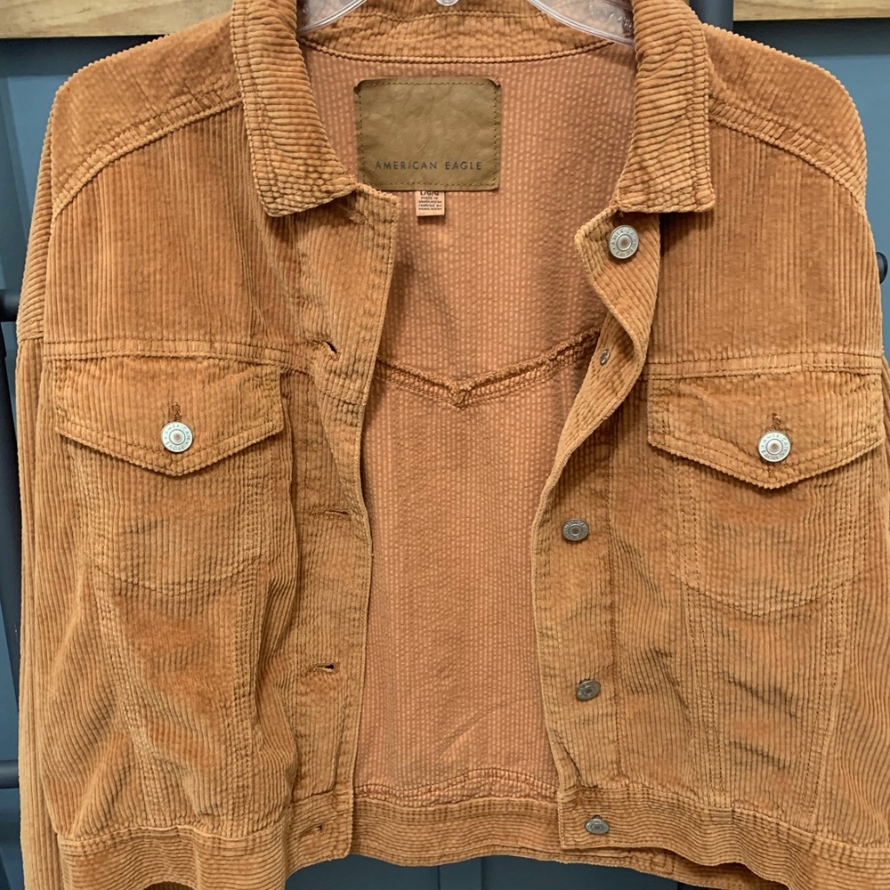 American Eagle corduroy cropped jacket